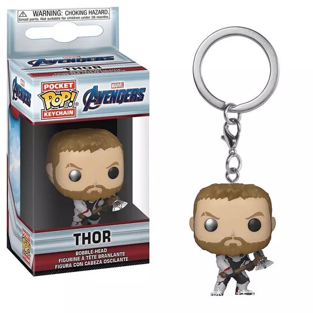 Funko Pop Marvel Avengers Endgame llavero Capitán América máquina de guerra Hulk Thor Thanos cohete figura de acción Juguetes Fivean unisex