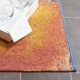thumbnail image 5 of SAFAVIEH Barbados Creighton Abstract Indoor/Outdoor Area Rug, Blue/Rust Gold, 5'3" x 7'6", 5 of 11