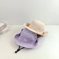 thumbnail image 2 of Yoyauz Baby Sun Cap Toddler Beach Swim Cap UPF 50+ Summer Bucket Cap Kids Baby Wide Brim Adjustable Sun Hat for Baby Boys Girls, 2 of 7