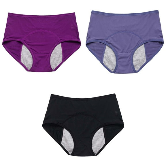 Summer Savings Clearance,Incontinence Underwear for Women High Absorbency Period Leakproof Cotton Underwear Bladder Control Panties 3Pack