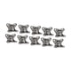thumbnail image 4 of 10 piezas de soporte de esquina desmontable, soporte de esquina extraíble, conector de soporte en L para Plata, 4 of 9