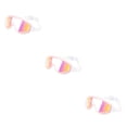 thumbnail image 3 of Eigraketly Gafas de natación para niños, gafas de natación subacuáticas ajustables a prueba de fugas, impermeables, profesionales, rosa y blanco Type1 NO1 Eigraketly CBP319045, 3 of 6