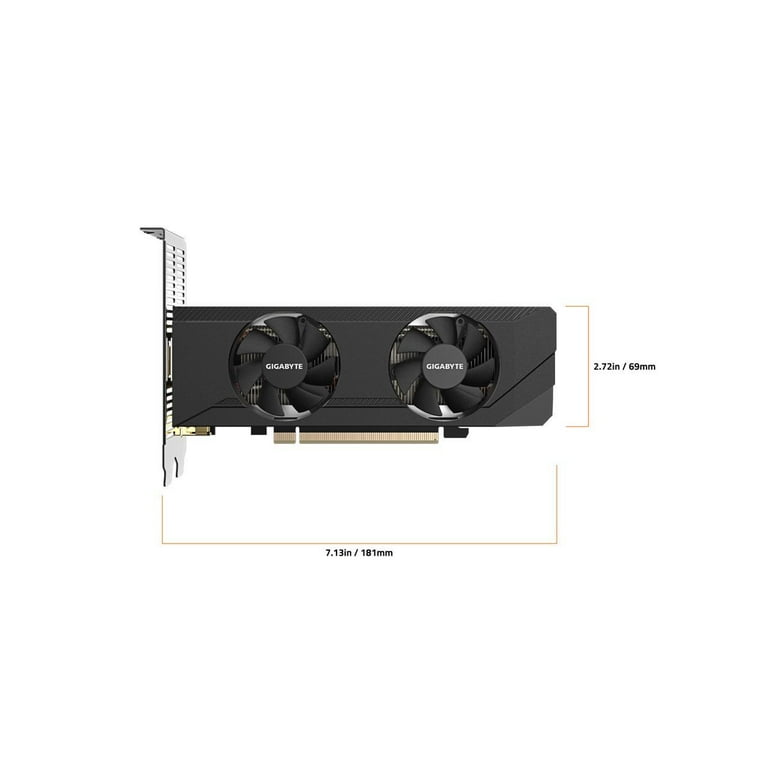 GIGABYTE GeForce RTX 3050 OC 6G Gaming GPU, Low Profile, 2x GIGABYTE GeForce RTX 3050 OC 6G Gaming GPU, Low Profile, 2x