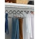 thumbnail image 2 of 30PCS/50PCS/60PCS Velvet Coat Hangers - Heavy Duty Velvet Clothes Hangers with a Tie Bar - Premium Non-Slip Hangers for Clothes - 360 Degree Swivel Ho, 2 of 4
