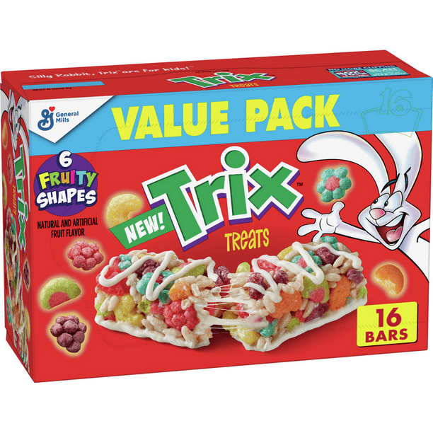 Trix Cereal Treat Bars, Value Pack, 16 ct