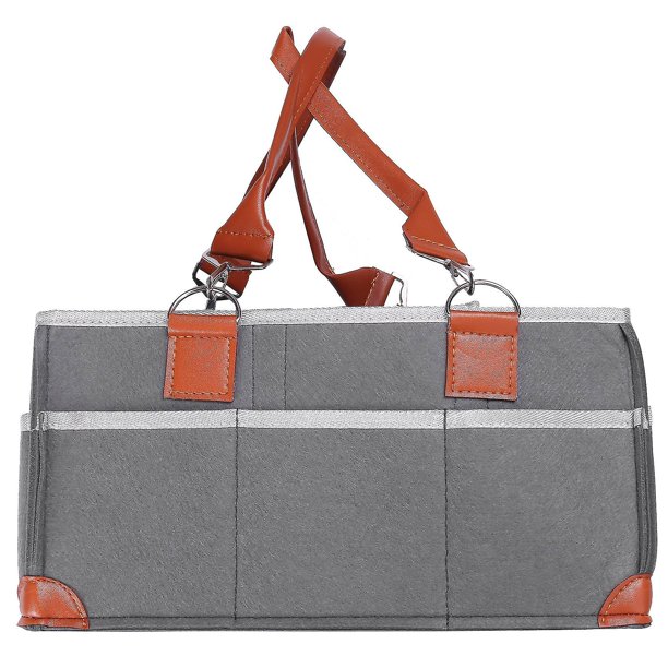 Organizador portátil grande YONGSHENG para carrito de pañales de bebé color gris