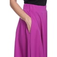 thumbnail image 3 of White Mark Jupe Midi Évasée Tasmin pour Femmes, 3 of 6