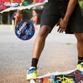 thumbnail image 3 of AND1 Chaos Basketball: Size 7 (29.5") Rubber, Deep Channel, Made for Indoor Outdoor Basketball Games, Pump Included, 3 of 7