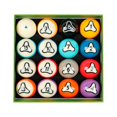 thumbnail image 1 of ASKA Grade A Boston Tri-Shield 2.25" Billiard Ball Set - 16 Regulation Size Pool Balls with Blue Target Cue Ball, 1 of 5
