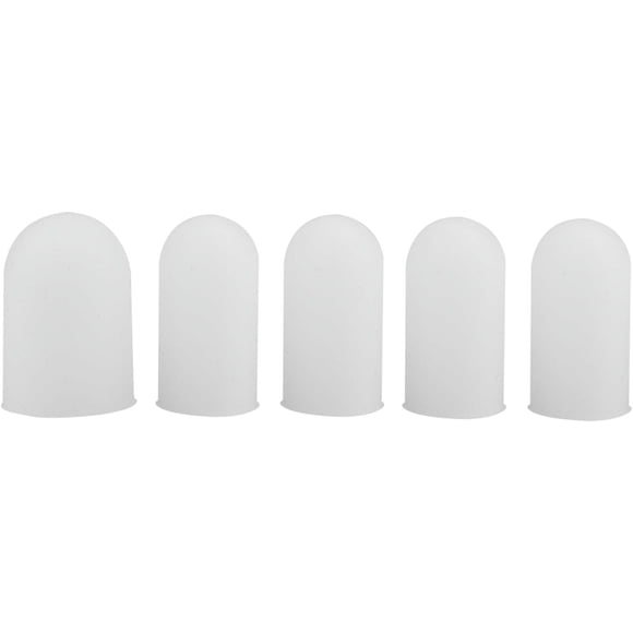 Woeilo Finger Cots, 5PCS Silicone Finger Protectors Finger Condom Finger Covers Thumb Protector Silicone Finger Tip Protectors Fingertip Gloves for Heat Cooking Baking Barbecue