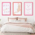thumbnail image 4 of Hieng Pink Orange Preppy Wall Art Inspirational Quotes College Apartment Decor Cute Stylish Dorm Decor for College Girls Wall Art Preppy Pictures on Wall Canvas Wall Art Posters, 4 of 6