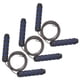 thumbnail image 4 of Cuerda de saltar de alambre de acero para adultos, cuerda deportiva para perder peso, ajustable, color negro y azul, 3 uds., 4 of 12