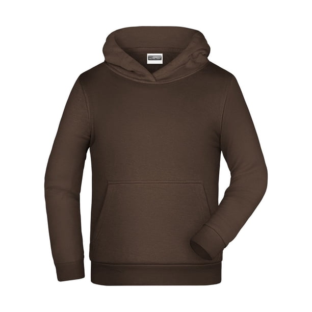 James and Nicholson - Sudadera Basic para Niños/Niñas (Marrón)