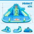 thumbnail image 4 of Patiojoy Inflatable Water Slide  Blowup Water Park with Dual Slides Climbing Wall  Large Splash Pool & Dual Water Cannons & Carry Bag Wet Dry Combo for Indoor Outdoor Use (Without Blower), 4 of 10