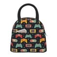 thumbnail image 2 of Naloa Retro Video Game Print Lunch Bag for Women Men,Insulated Lunch Box for Adult,Reusable Lunch Tote Bag for Work, Picnic or Travel, 2 of 8