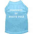 thumbnail image 6 of Christmas Screenprinted Dog Shirt, "Property Of North Pole", 6 of 11