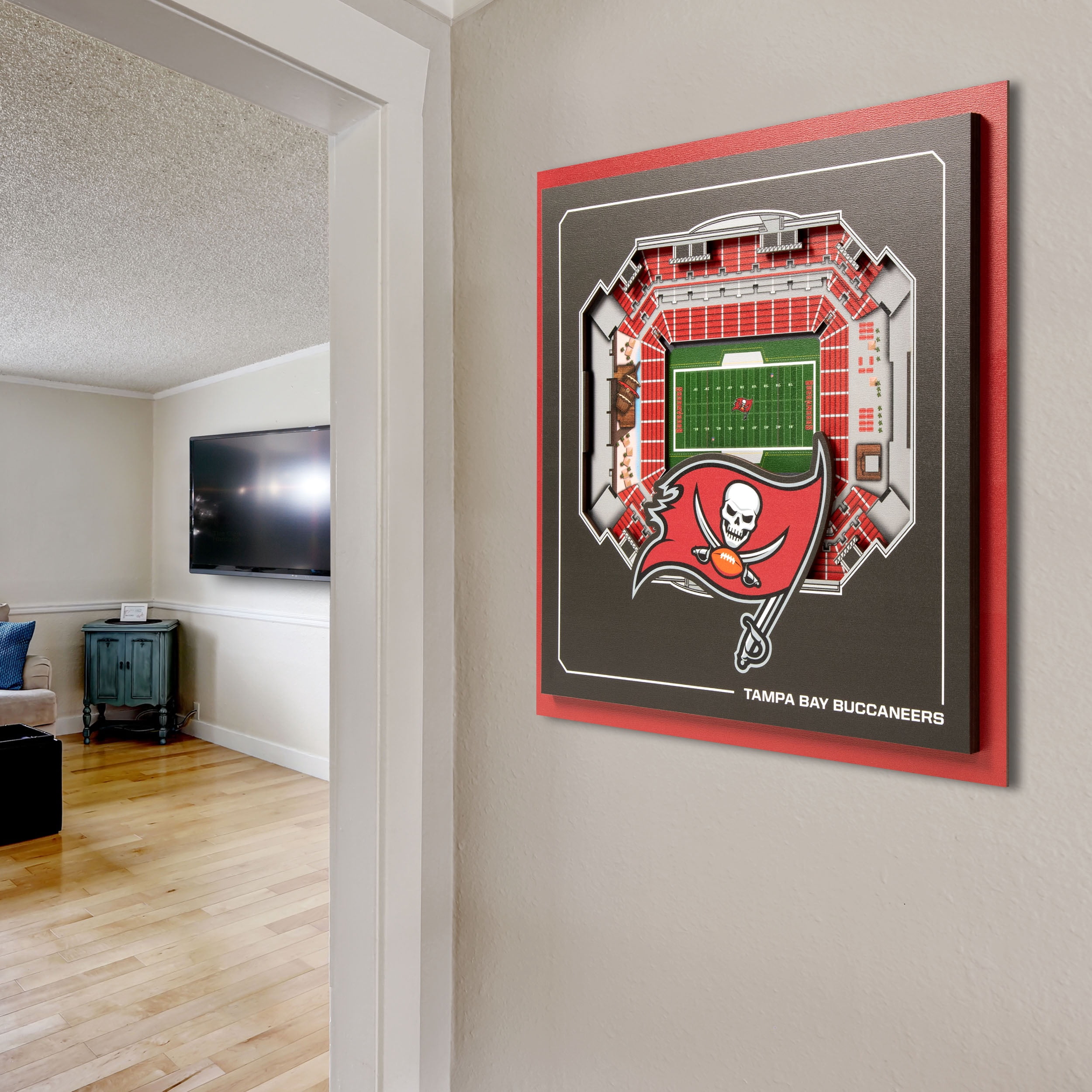 YouTheFan NFL Tampa Bay Buccaneers Stadium Series 3D Wall Art