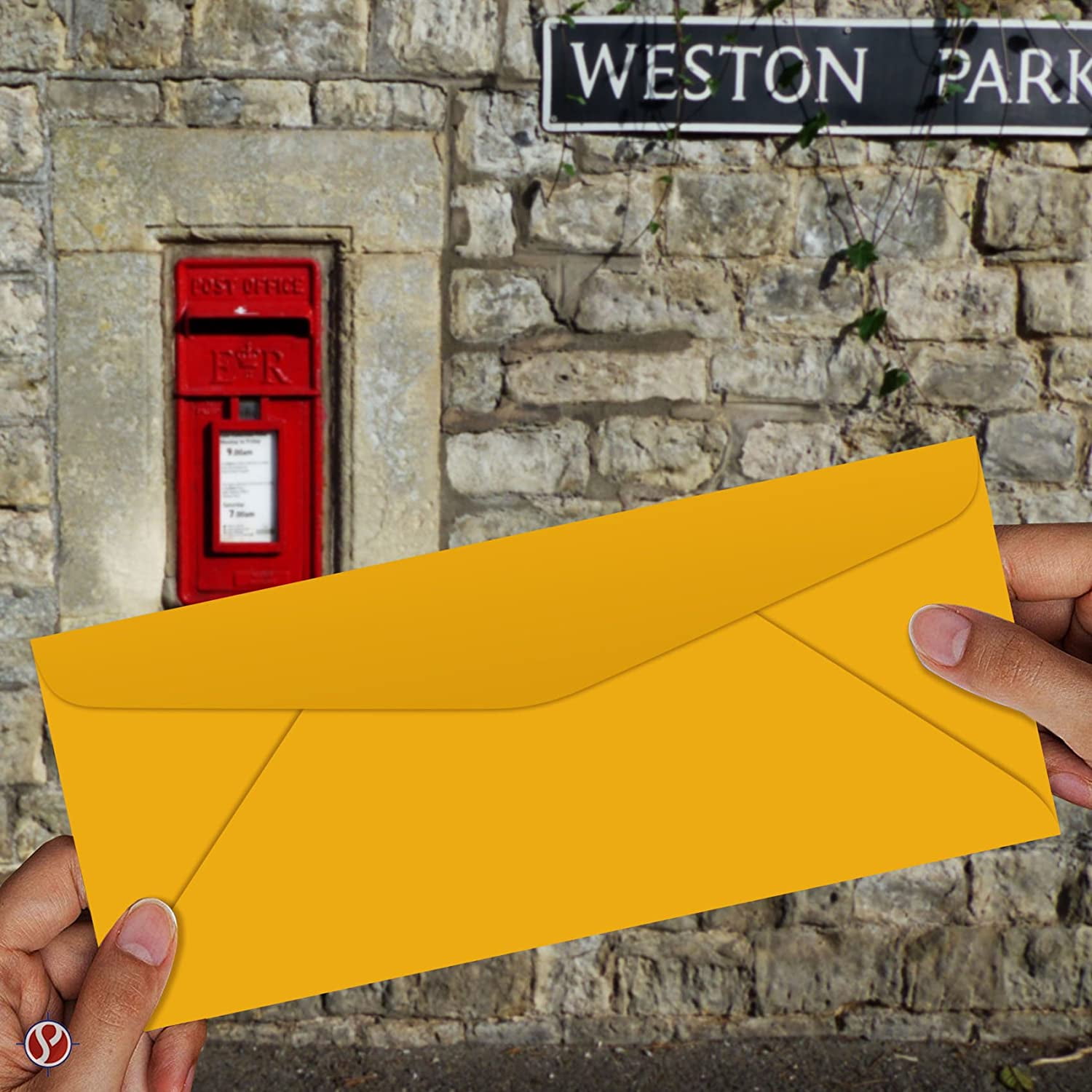 Gold #10 Business Color Mailing Envelopes | 4 1/8 X 9 ½ inches | 24lb Bond Bright Color Paper (90 GSM) | 50 Envelopes Per Pack