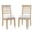 Natural, variant on GZXS 2-Pack Ladder-Back Dining Chairs, Classic & Modern Solid Wood Kitchen Side Chairs with Upholstered Seat, for Dining Room, Restaurant, Walnut