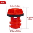 thumbnail image 2 of Cooler Drain Plug, 2 Pack Replacement, Compatible with Yeti Roadie, Tundra, and Tank Coolers and RTIC Coolers, 2 of 6