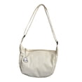 thumbnail image 2 of Bolso Bandolera Para Mujer, Bolso De Compras, Bolsos Para Las Axilas, Bolso De Gran Capacidad, Blanco, 2 of 8