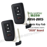2 HYQ14FBA for Lexus IS250 2014 2015 Proximity Keyless Remote Smart Key Fob 2020
