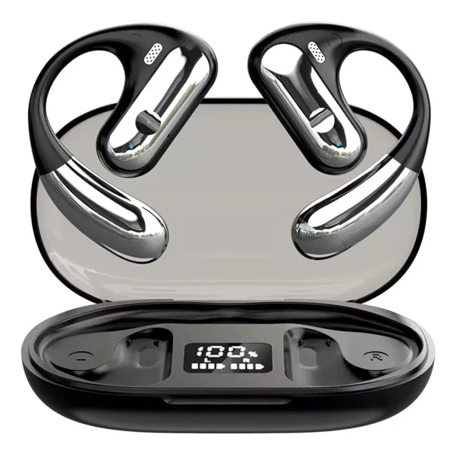 Bluetooth 5.3 Audifonos Open Ear Clip Cancelación De Ruido