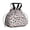 Pink and White, variant on Pink and White Leopard Print Pattern Drawstring Insulated Lunch Bag for Women, Stain-Resistant Large Lunch Tote with Multi-Pockets for Work Office