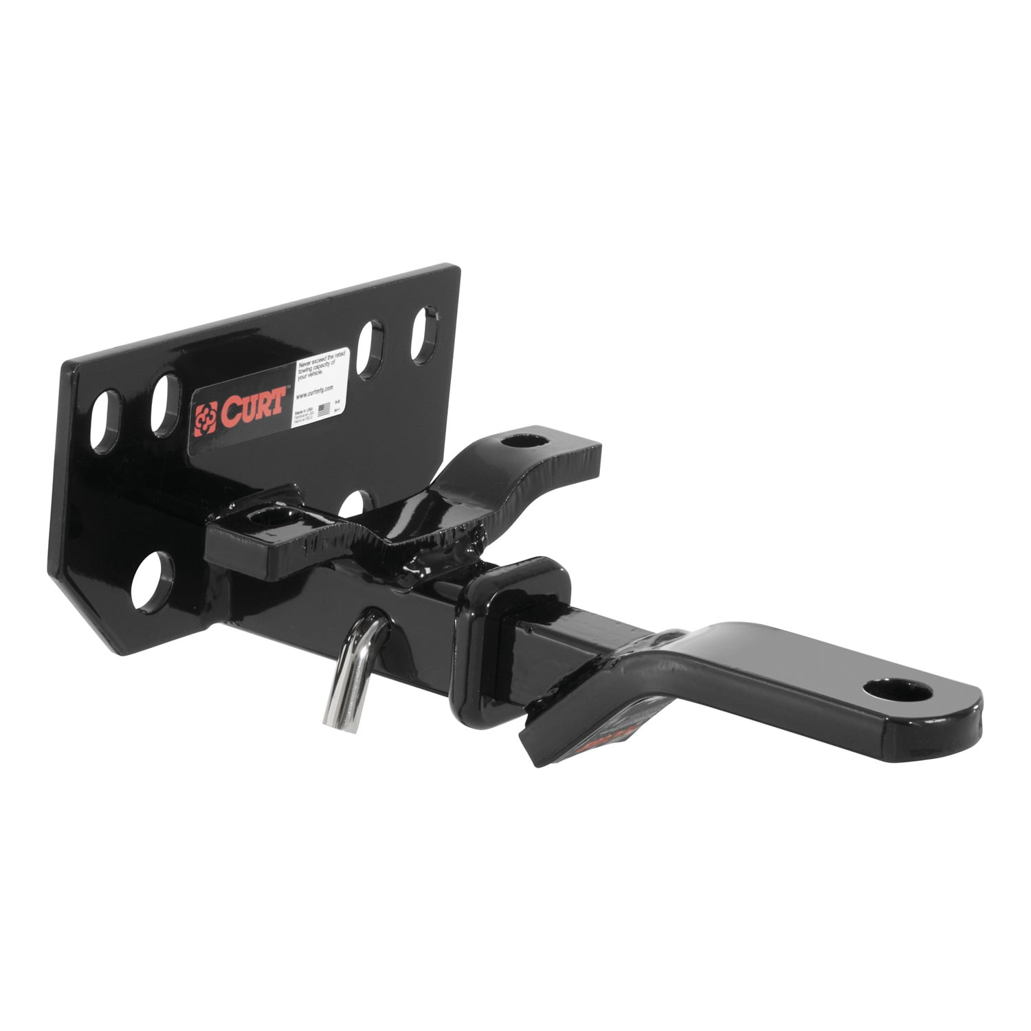 Curt 112233 Class 1 Trailer Hitch With Ball Mount 1 14 Inch Receiver