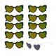 thumbnail image 2 of Gafas de sol en forma de corazón Zulema Lentes Moda PC rosa negro, 2 of 7