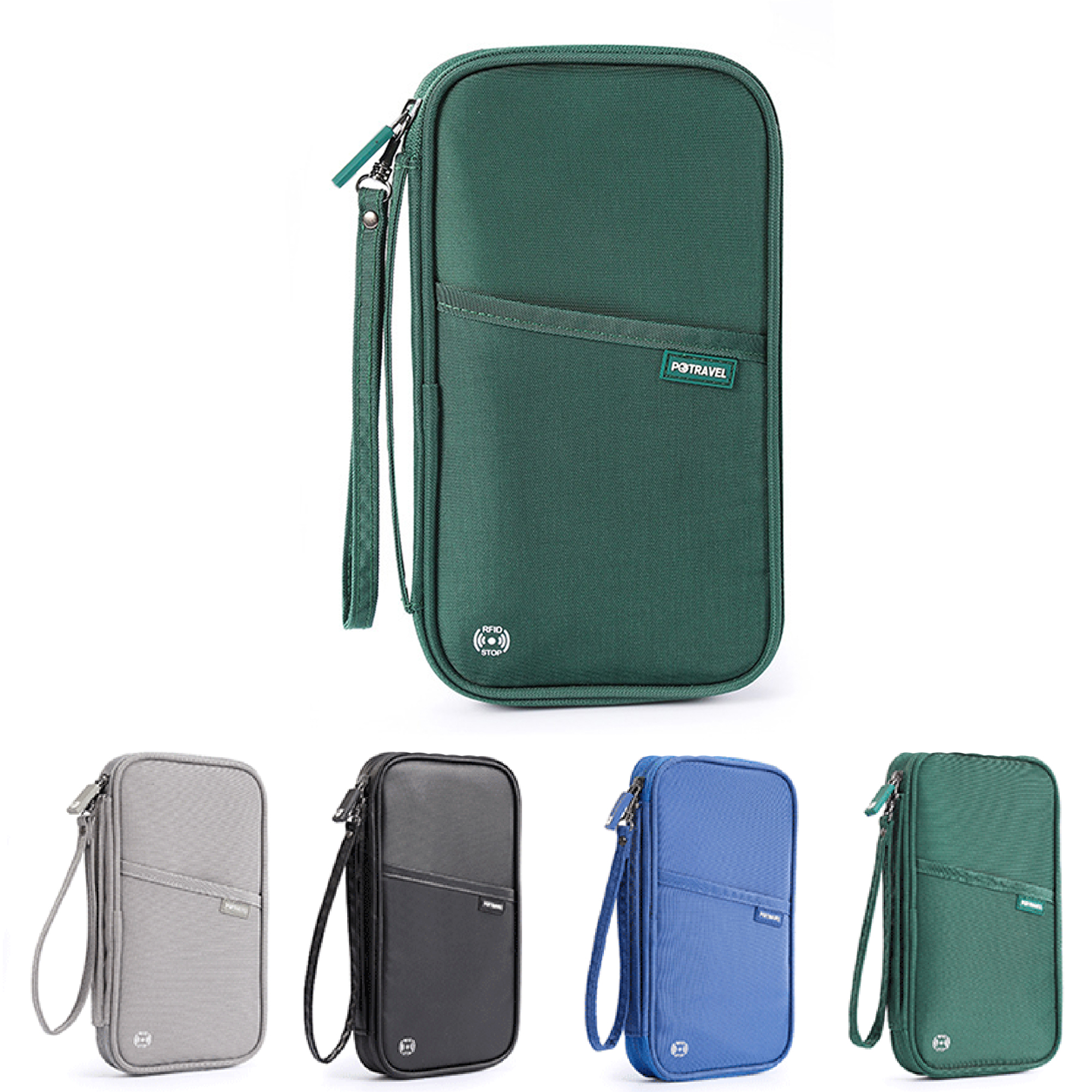 RFID family travel passport holder, waterproof large holder for male