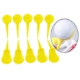thumbnail image 1 of 10 UNIDS Durable Amarillo Irrompible Sil de Plástico Forma Tees para golf professional tees para golf Equipo de Entrenamiento de de Práctica para Principiantes DYNWAVEMX camisetas deportivas de golf, 1 of 8