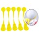 thumbnail image 1 of 10 UNIDS Silla de Plástico Irrompible Amarillo Cola Forma Tees para golf Equipo de Entrenamiento, 1 of 8