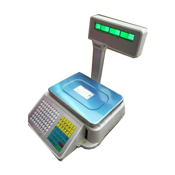 PreAsion 30kg Digital Price Computing Scale Four Window Pole LCD Display