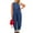 Blue, variant on 2 Piece Sets for Women Dressy Women Fashion Lattice Printed Round-neck Sleeveless Pants Suit Red S