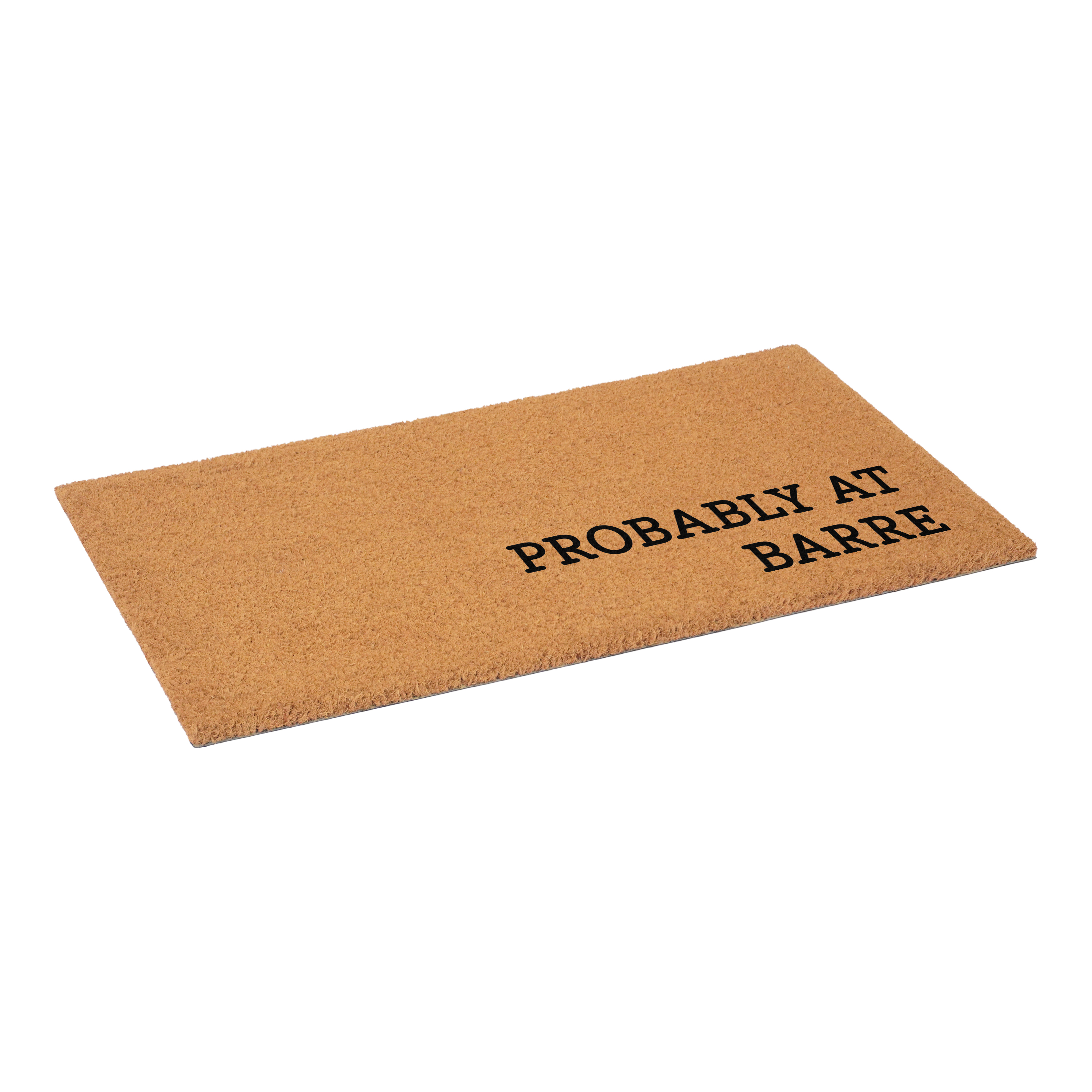 Probably at Barre Non Slip Vinyl Backing, Front Door Mat, Entryway Door Mat, 24"x36"