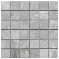thumbnail image 4 of The Tile Life Wells Stone Slate 4" x 4" Gray Porcelain Mosaic Tile Sample, 1 Piece, 4 of 4