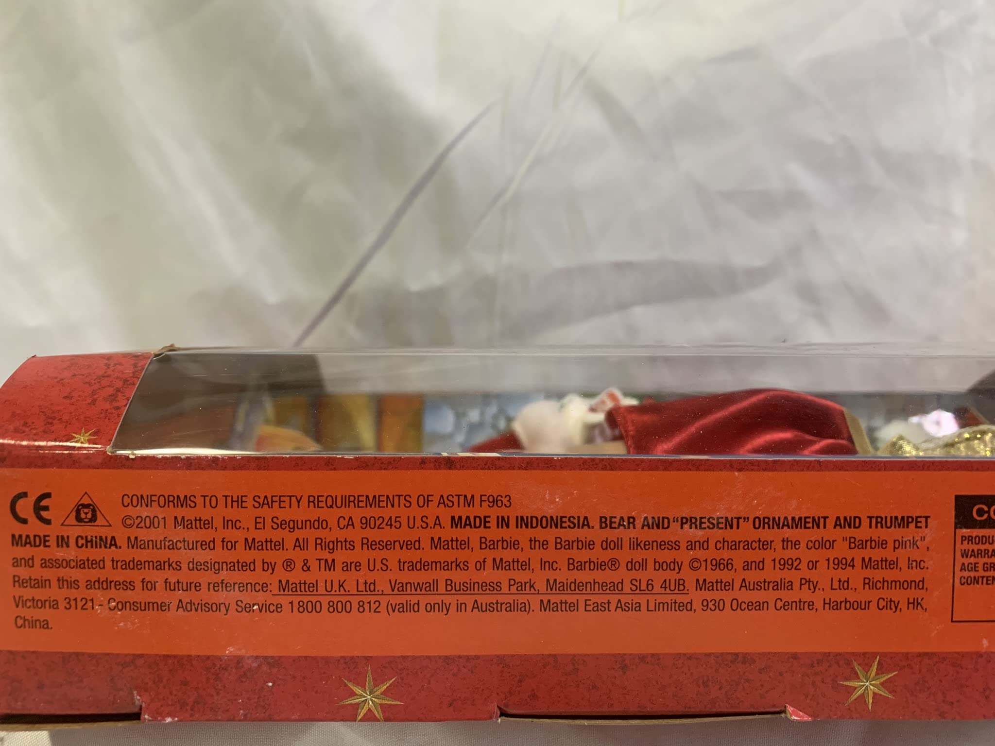2001 Special Edition Home for the Holidays Barbie