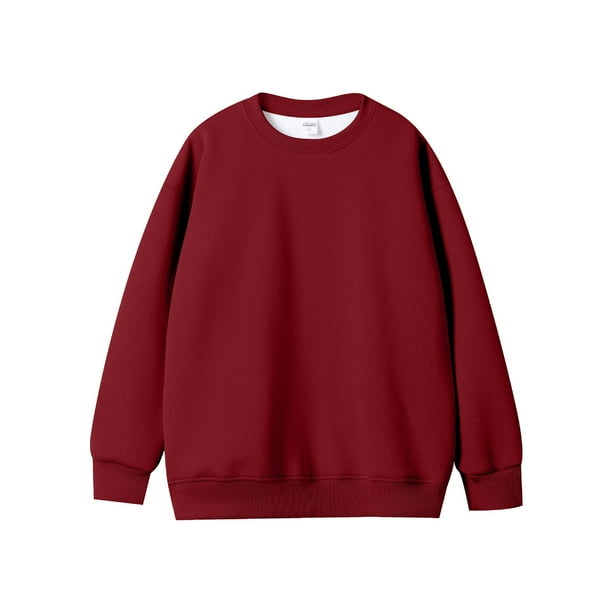pstuiky Camisas casuales de manga larga para hombre, Camisas tipo jersey básicas de cuello redondo informales de color sólido y grueso para hombre tops de invierno para hombre m