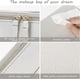 thumbnail image 3 of Clear Makeup Bag Large Cosmetic Bag PU Leather Cosmetic Organizer Portable Travel Toiletry Pouch Water-resistant Toiletry, 3 of 4