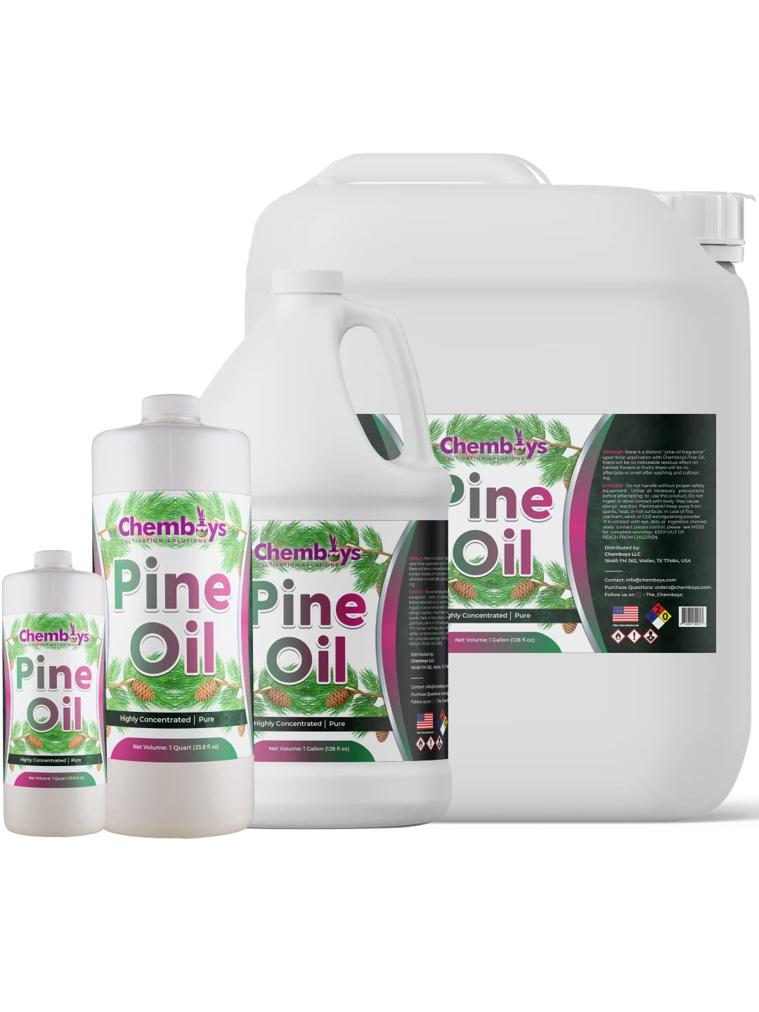 Chemboys Pine Oil Highly Concentrated Organic Foliar Plant Fertilizer
