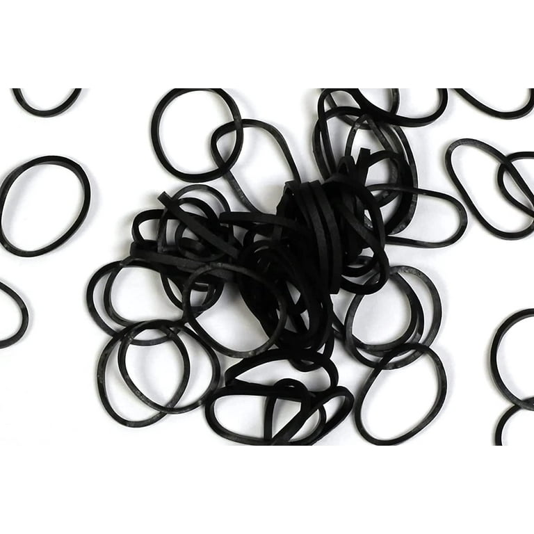 Black rubber deals bands for bracelets