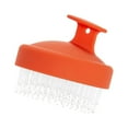 thumbnail image 3 of FITYLE Scalp Massage Shampoo Brush, Hair Scrubber, Floriated Shower Comb, Lightweight Hair Wash Tool Scalp Brush for Wet, Thick, Dry Orange, 3 of 9