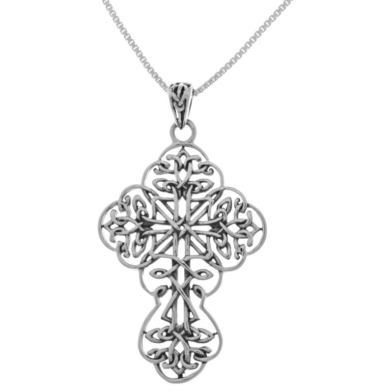 Victorian cross shop necklace