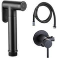 Bidet Handheld Sprayer Black Bidet Shower for Toilet Cloth Diaper