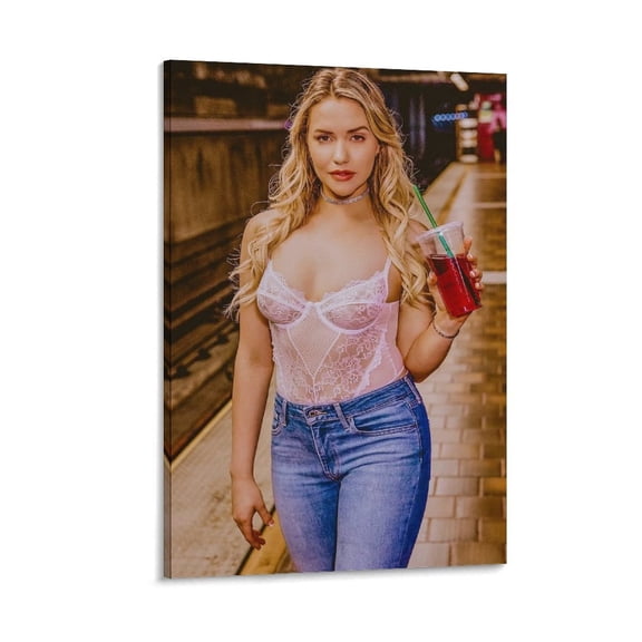 Mia Malkova Hot Girl Sexy Poster (22) Posters Wall Art Painting Canvas Gift Living Room Prints Bedroom Decor Poster Artworks 16x24inch(40x60cm)