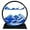 Blue, variant on Moving Sand Art Picture, Sand Art Liquid Motion 3D Deep Sea Sandscape for Desktop Home Office Work Ocean Decor(Blue, 7")