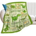 thumbnail image 6 of Dinosaur Blanket Cartoon Cute Dinosaurs Fleece Throw Blanket Toddler Fuzzy Plush Super Soft Cozy Warm Nursery Dinosaur Decor Stuffed Animal Blanket Gifts for Boys Girls Kids Adult Men Women 80"X60", 6 of 6