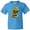 Pacific Blue, variant on Inktastic Well-read Cute Gold Dragon Reading Books Youth T-Shirt