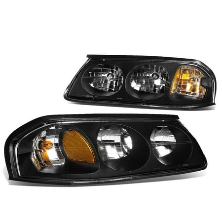 - For 2000 to 2005 Chevy Impala 8th Gen Pair of Headlight Black Housing Amber Corner Headlamp 01 02 03 04 Left+Right